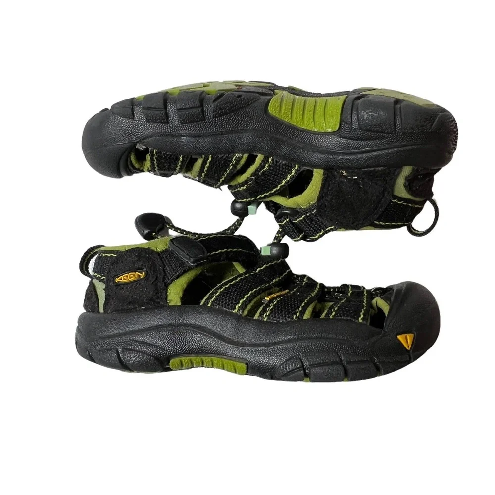 Keen Hybrid Sandal Newport H2 Black Green‎ Size 9 Little Kids
